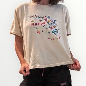 Florida graphic t shirt Comfort Colors boxy fit tee